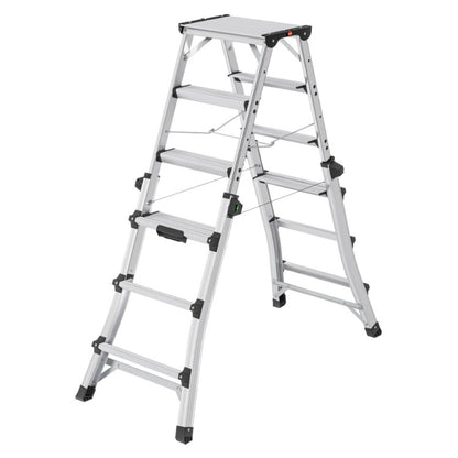 Kāpnes teleskopiskās Master DTL100  / alumīnija / 2x4 - 2x6 pakāpieni