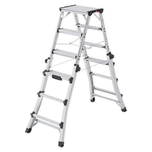 Kāpnes teleskopiskās Master DTL100  / alumīnija / 2x4 - 2x6 pakāpieni
