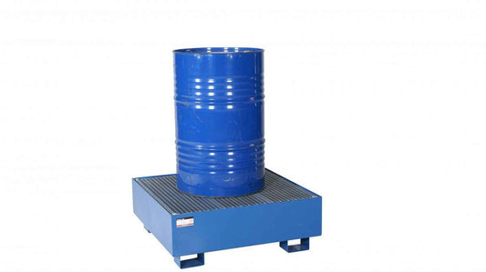 1 drum, standing open