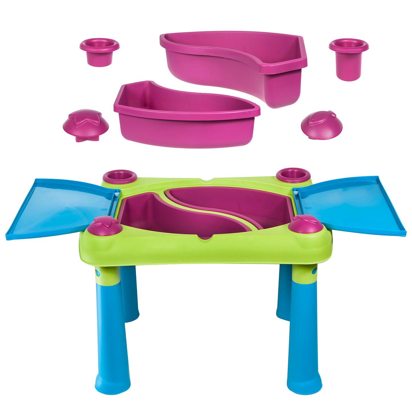 Bērnu rotaļu galdiņš Creative Fun Table zaļš/violets