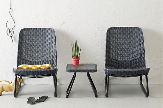 Dārza mēbeļu komplekts Rio Patio Set pelēks