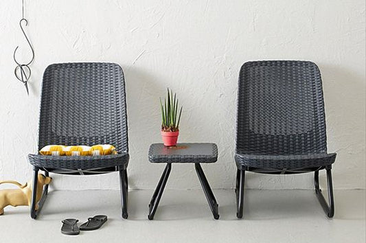 Dārza mēbeļu komplekts Rio Patio Set pelēks
