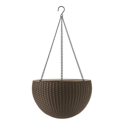 Puķu pods karināms Hanging Sphere Planter gaiši brūns