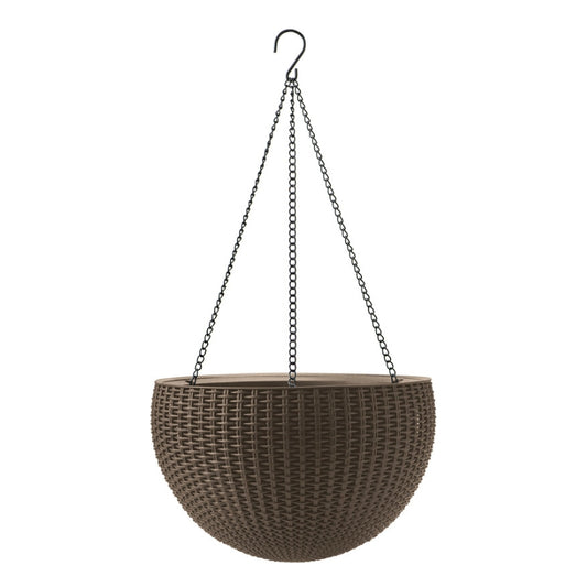 Puķu pods karināms Hanging Sphere Planter gaiši brūns