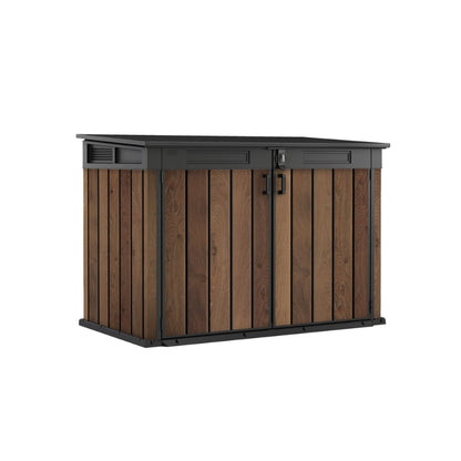 Dārza šķūnītis Deco Horizontal Shed valrieksta tonis