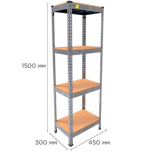 Metal rack MRL-1500 (450x300) galvanized