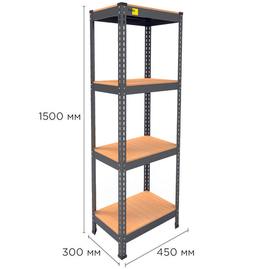 Metal rack MRL-1500 (450x300) black