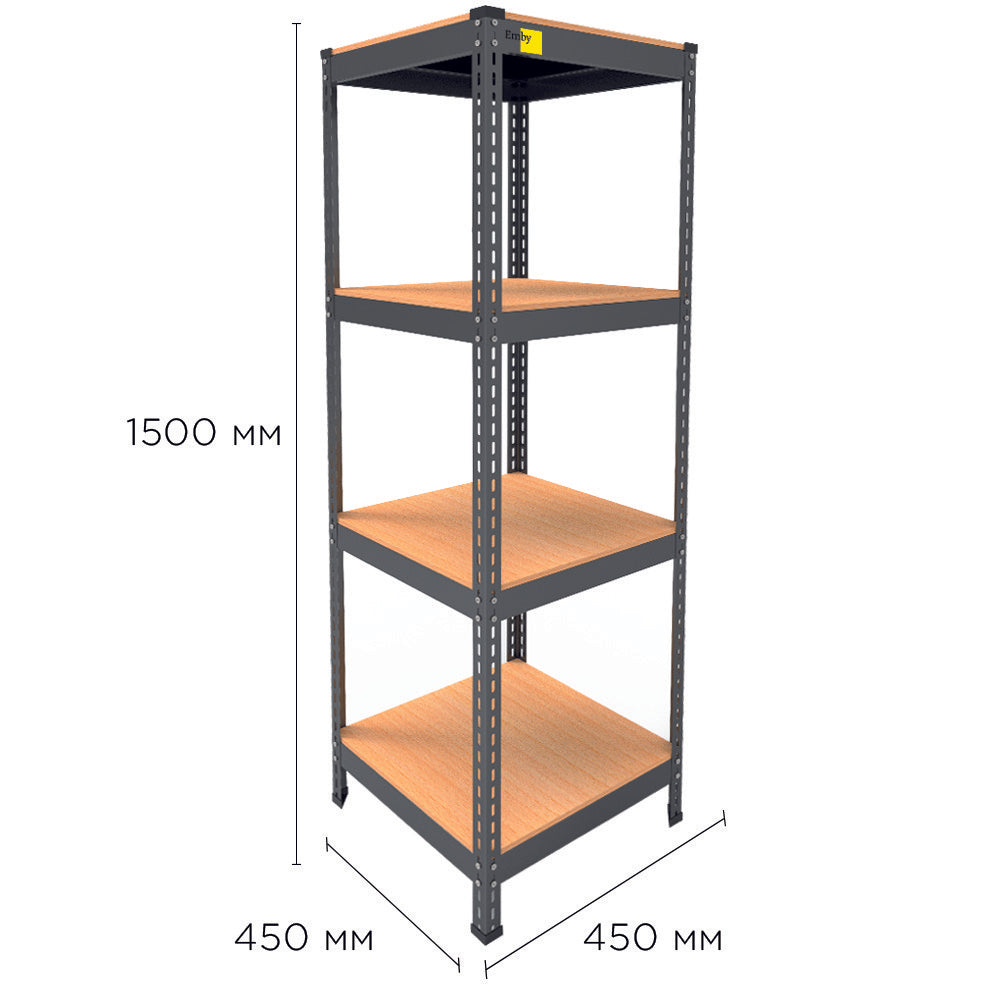 Metal rack MRL-1500 (450x450) black