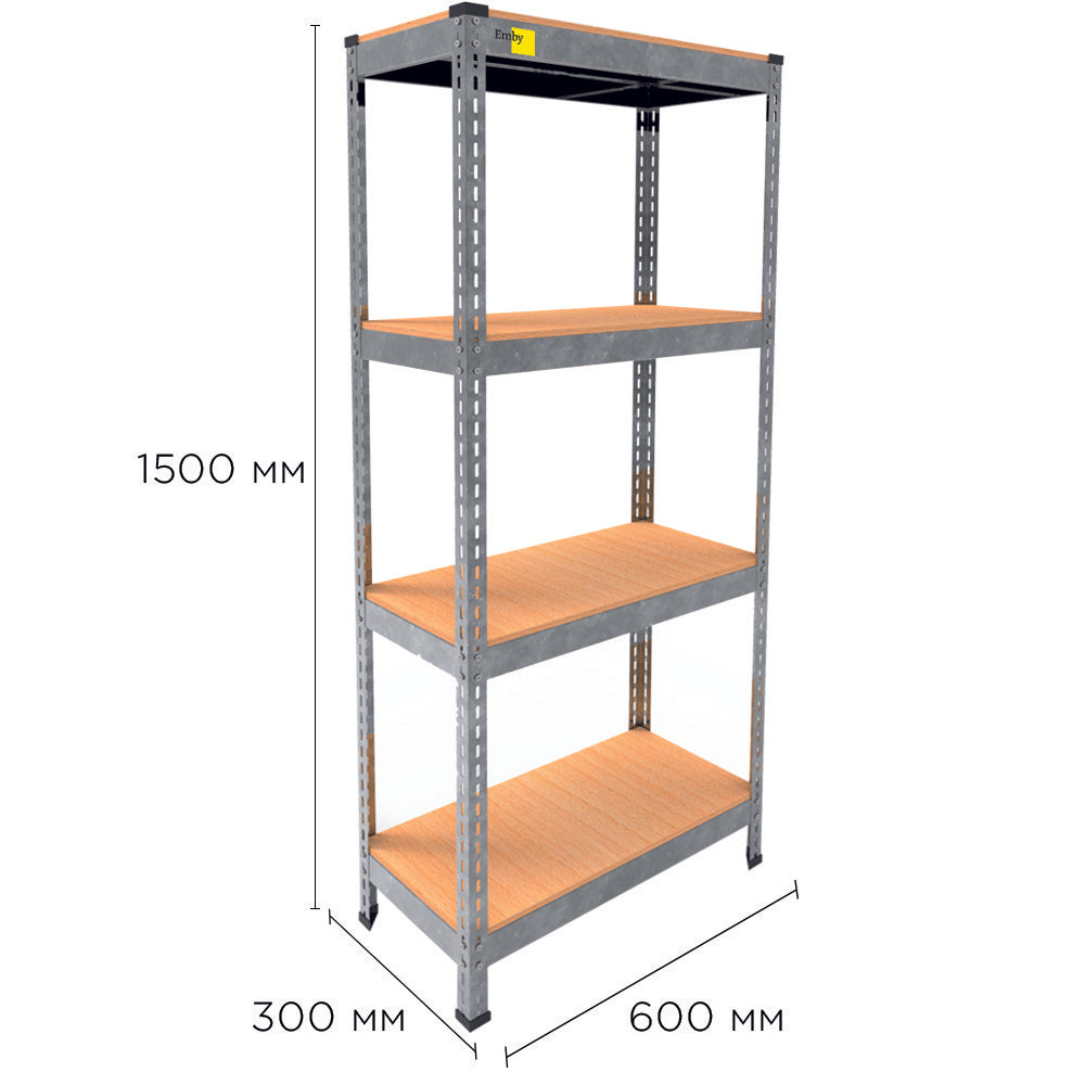 Metal rack MRL-1500 (600x300) galvanized