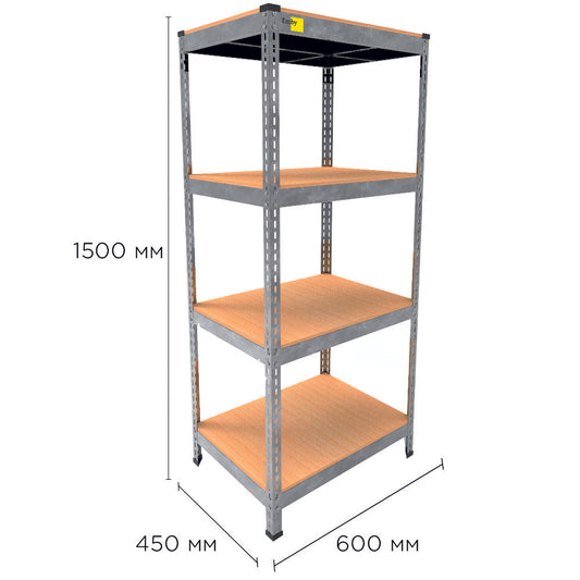 Metal rack MRL-1500 (600x450) galvanized
