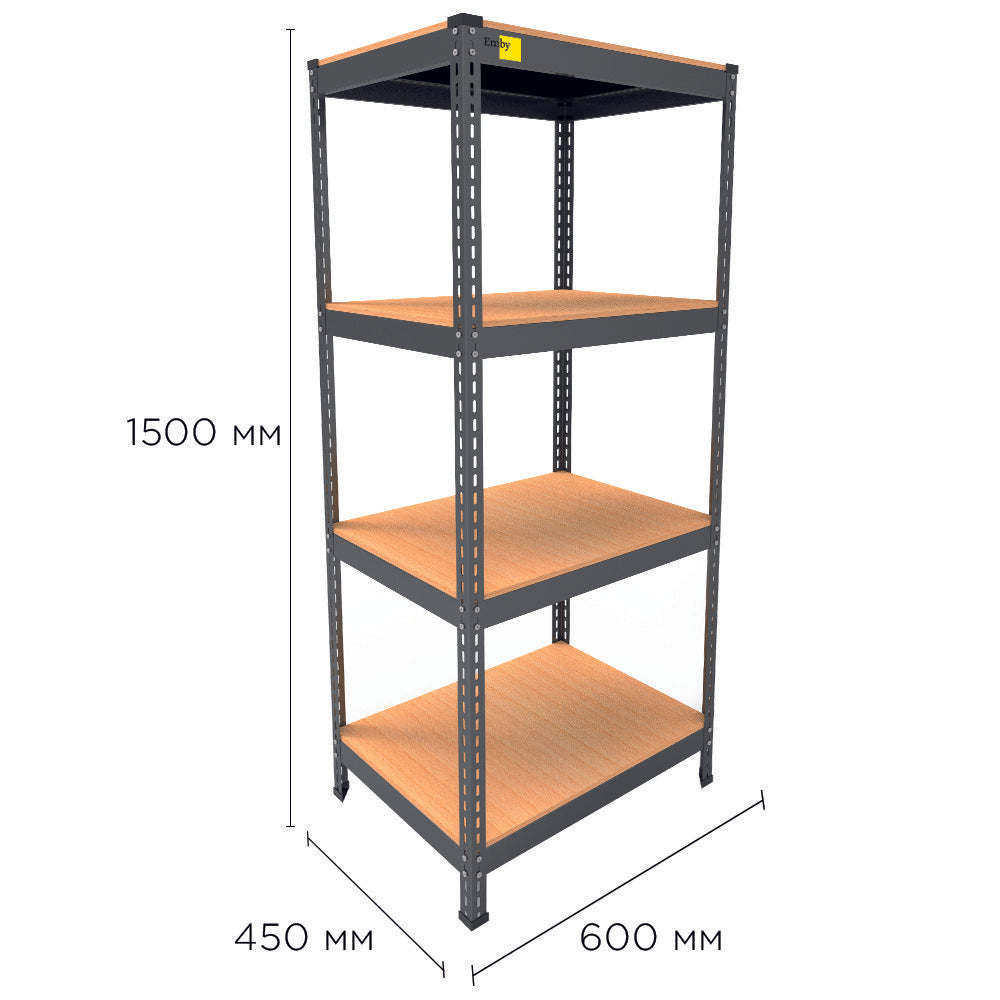 Metal rack MRL-1500 (600x450) black