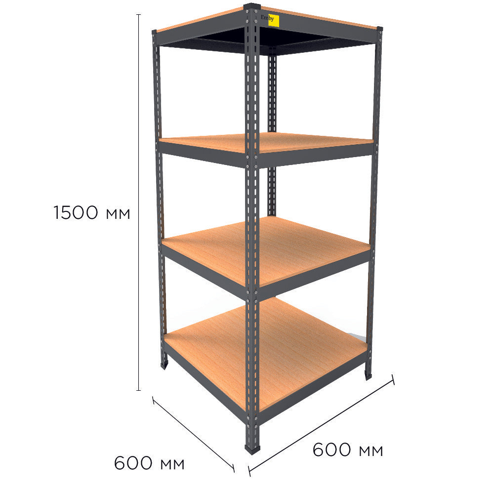 Metal rack MRL-1500 (600x600) black