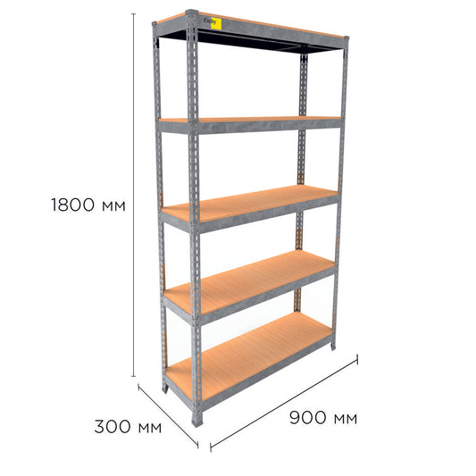 Metal rack MRL-1800 (900x300) galvanized