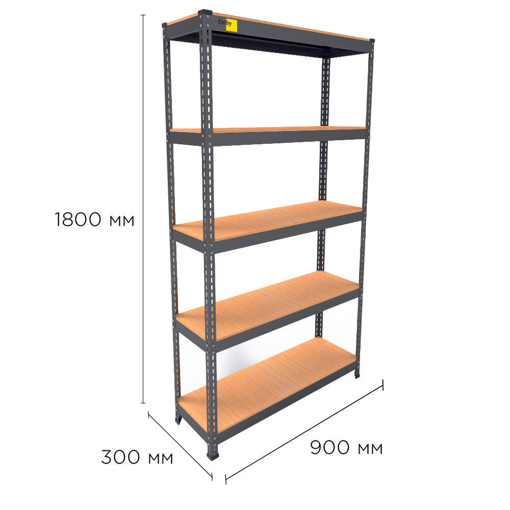 Metal rack MRL-1800 (900x300) black