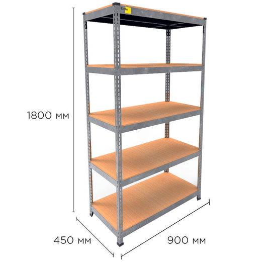 Metal rack MRL-1800 (900x450) galvanized