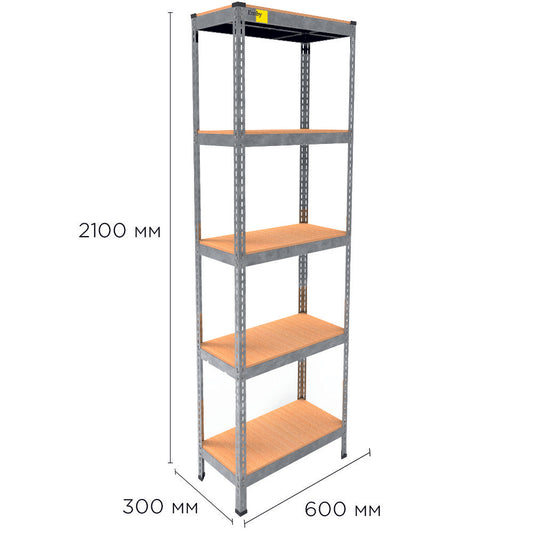 Metal rack MRL-2100 (600x300) galvanized