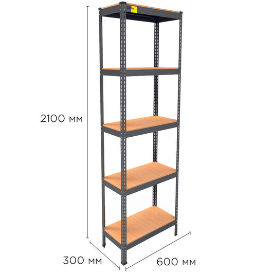 Metal rack MRL-2100 (600x300) black
