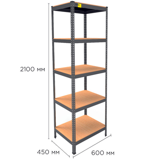 Metal rack MRL-2100 (600x450) black