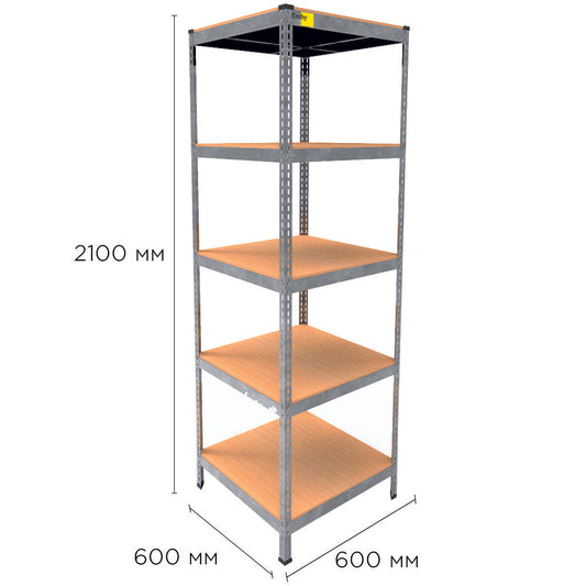 Metal rack MRL-2100 (600x600) galvanized