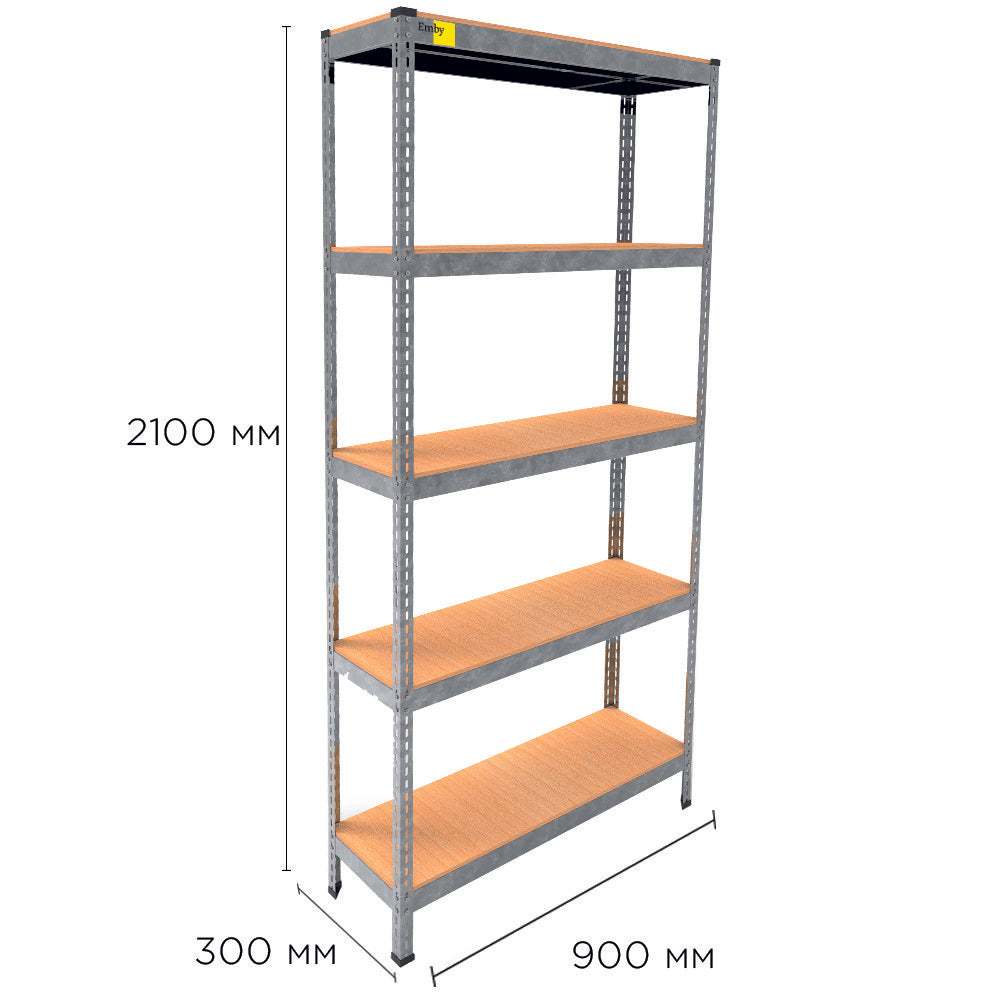 Metal rack MRL-2100 (900x300) galvanized