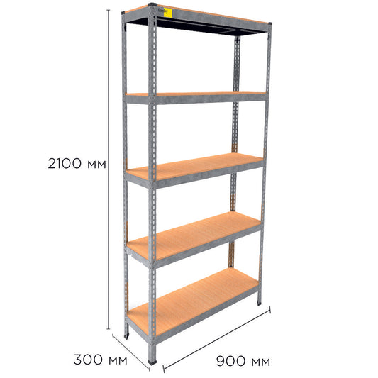 Metal rack MRL-2100 (900x300) galvanized