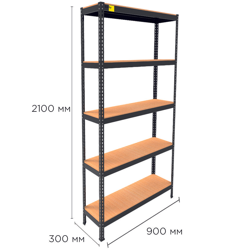 Metal rack MRL-2100 (900x300) black