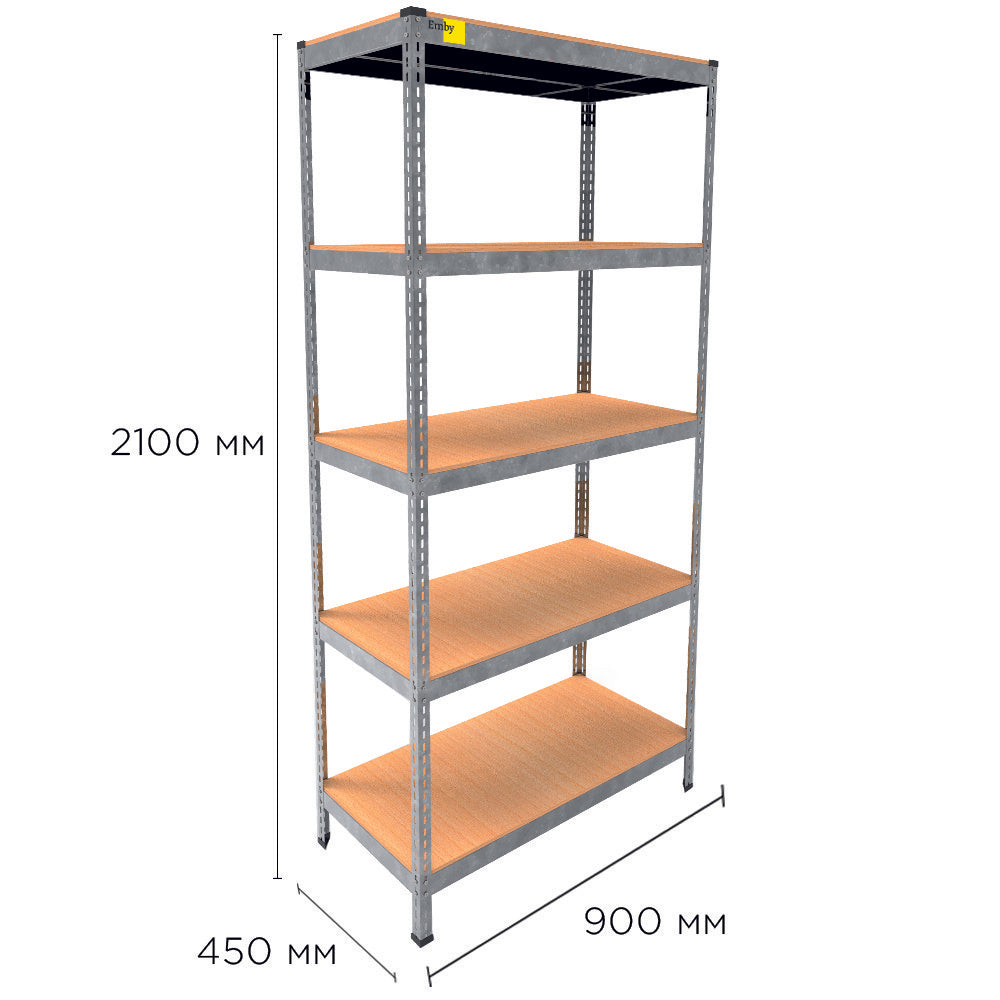 Metal rack MRL-2100 (900x450) galvanized