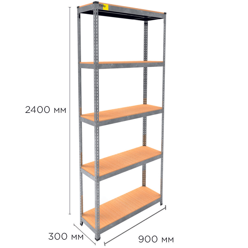 Metal rack MRL-2400 (900x300) galvanized