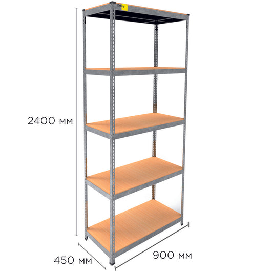 Metal rack MRL-2400 (900x450) galvanized