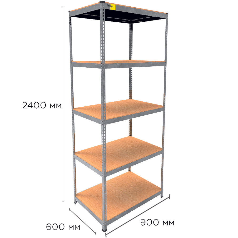 Metal rack MRL-2400 (900x600) galvanized