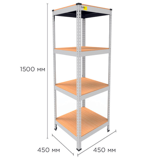 Metal rack MRL-1500 (450x450) white