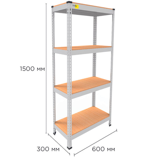 Metal rack MRL-1500 (600x300) white
