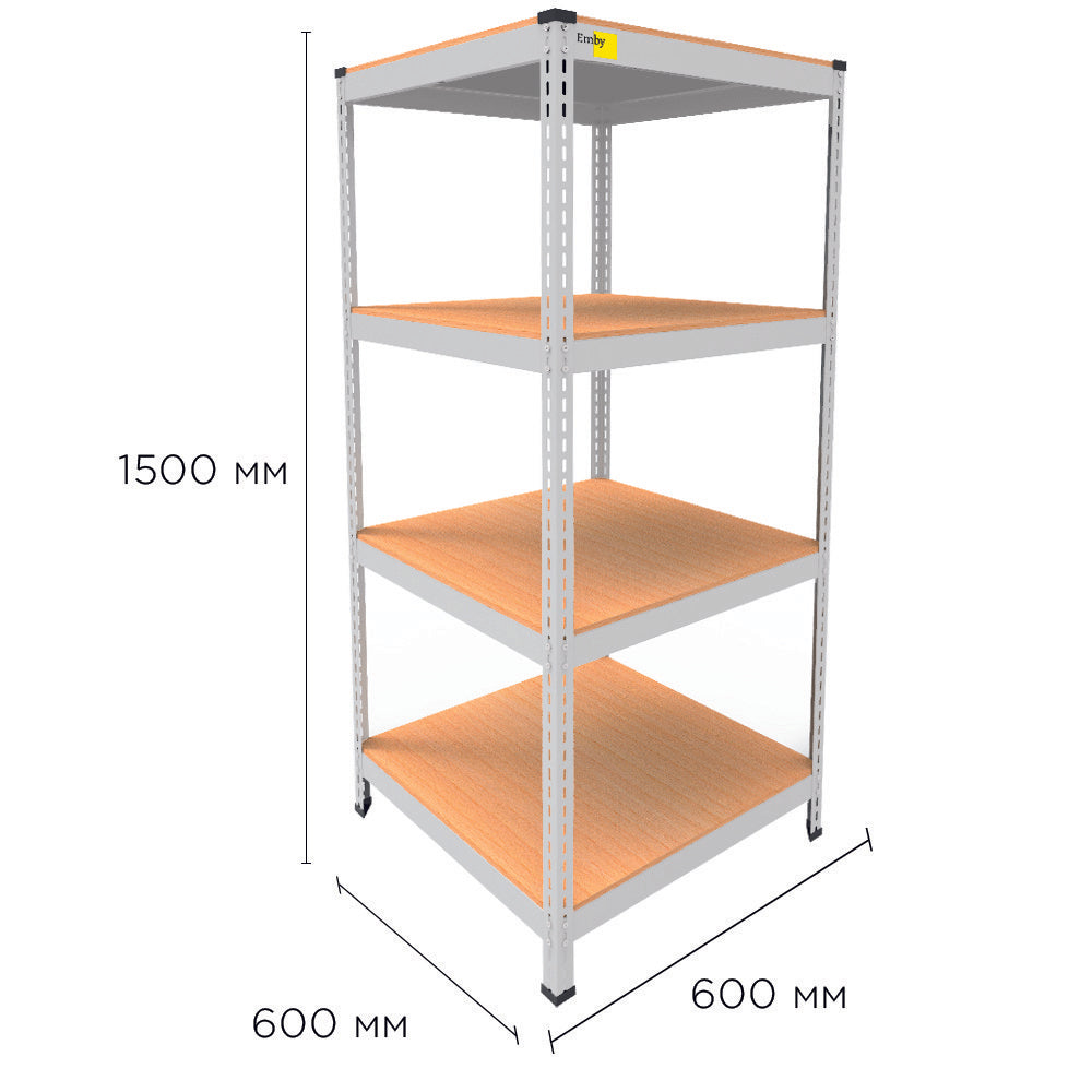 Metal rack MRL-1500 (600x600) white