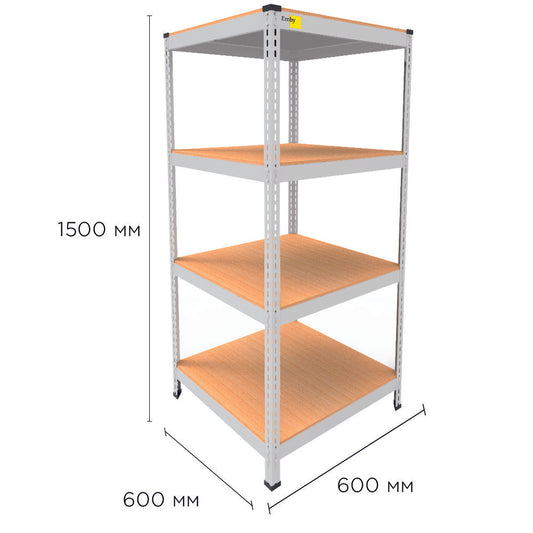 Metal rack MRL-1500 (600x600) white