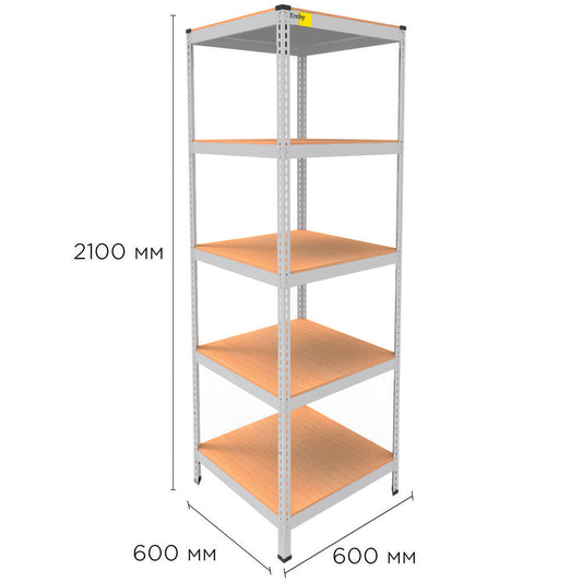 Metal rack MRL-2100 (600x600) white