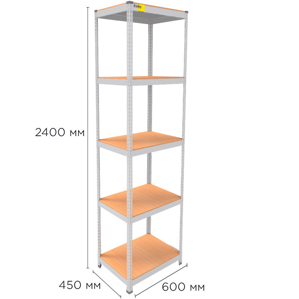 Metal rack MRL-2400 (600x450) white