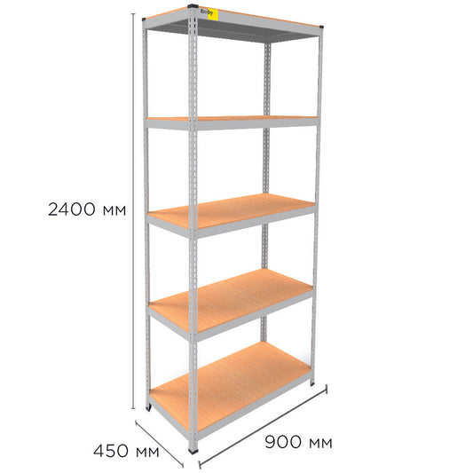 Metal rack MRL-2400 (900x450) white
