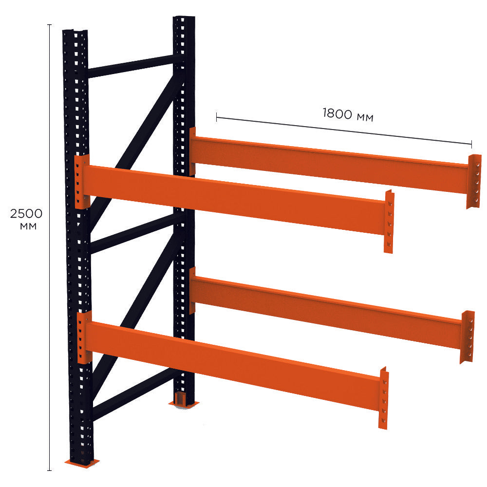 Pallet rack PR-Super Heavy (2500x1800x1100-1-2)