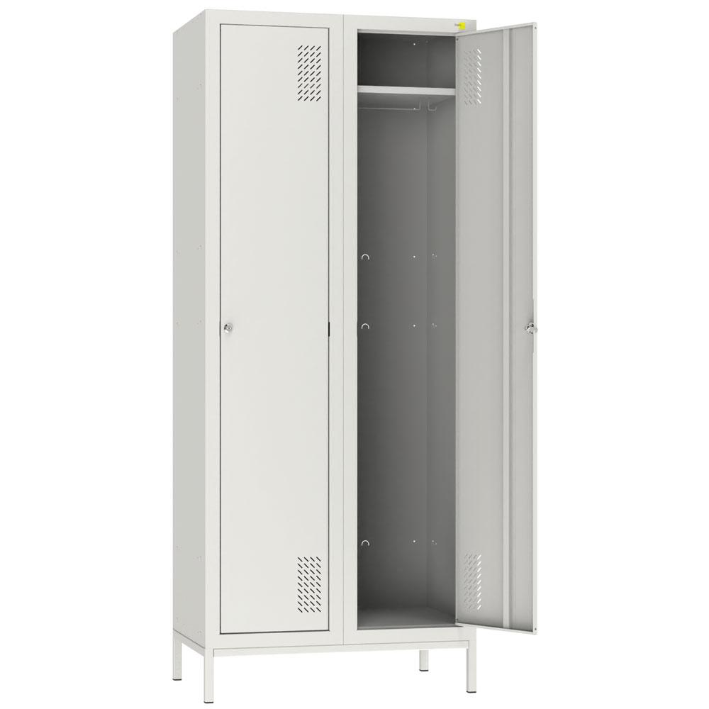 Metal clothes cabinet on a stand SHOM-400/2