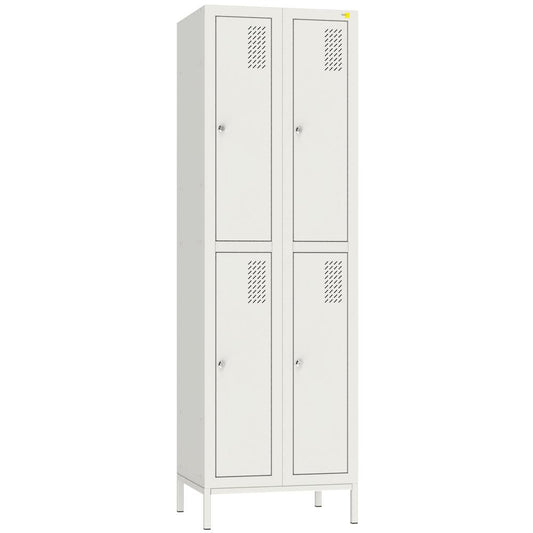 Metal clothes cabinet on a stand SHOM-300/2/4