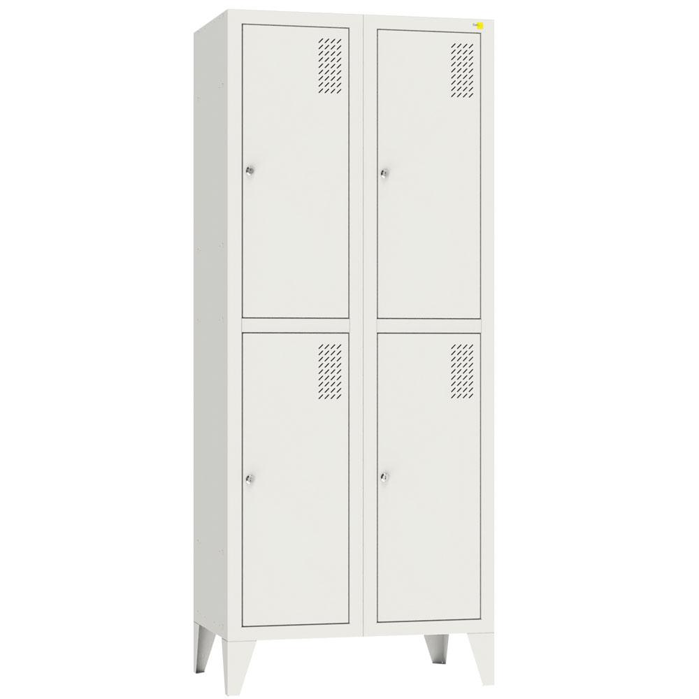 Metal wardrobe with legs SHOM-400/2/4