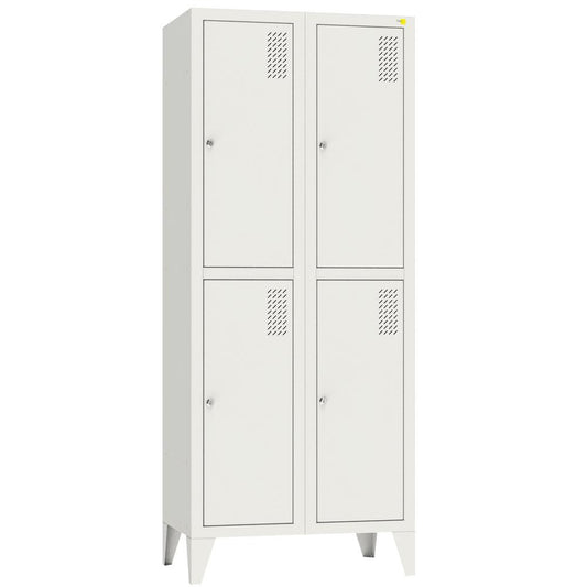 Metal wardrobe with legs SHOM-400/2/4