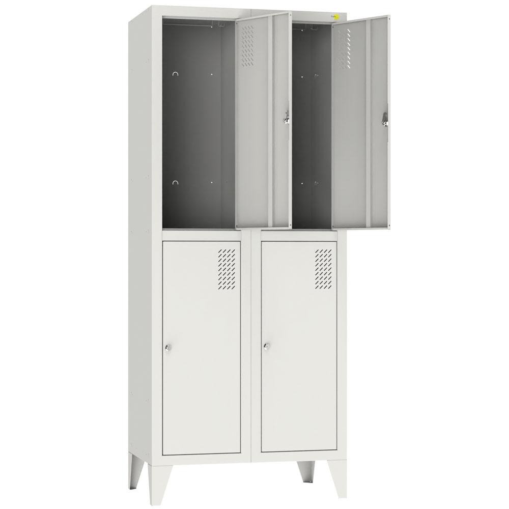 Metal wardrobe with legs SHOM-400/2/4
