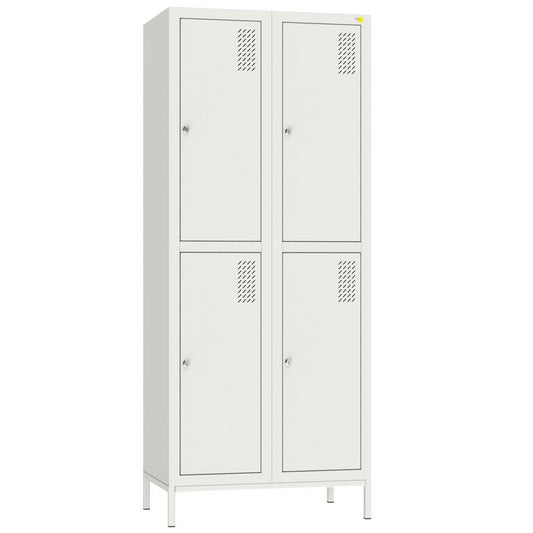 Metal clothes cabinet on a stand SHOM-400/2/4