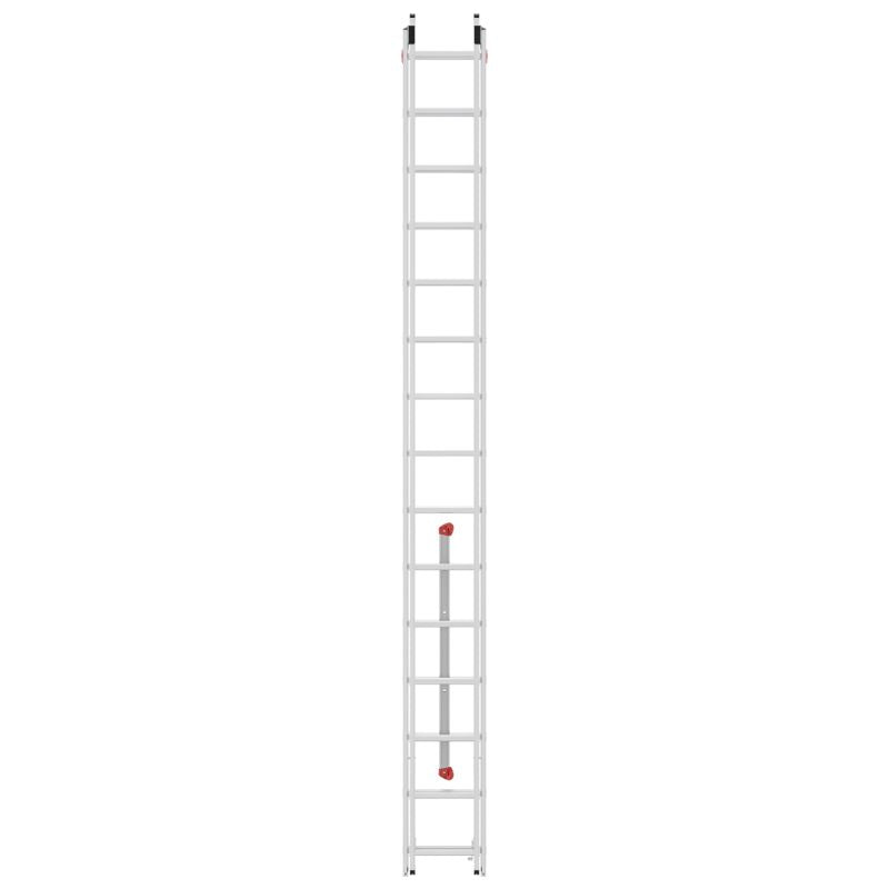 Kāpnes S80 ProfiStep duo / alumīnija / 2x15 pakāpieni