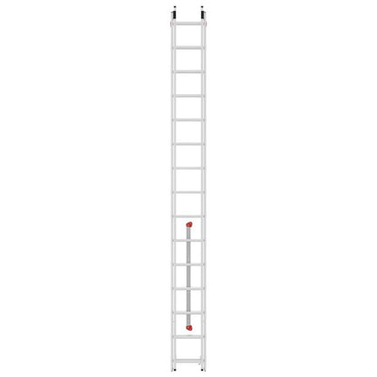 Kāpnes S80 ProfiStep duo / alumīnija / 2x15 pakāpieni