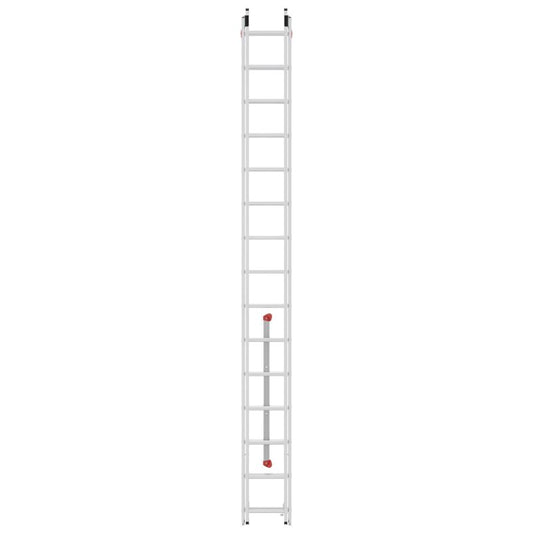Kāpnes S80 ProfiStep duo / alumīnija / 2x15 pakāpieni