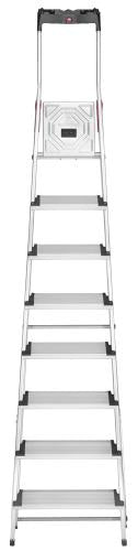 Kāpnes mājsaimniecības L80 ComfortLine / alumīnija / 8 pakāpieni