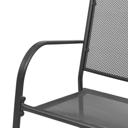 Dārza Sols, 108 Cm, Tērauda Siets, Antracītpelēks