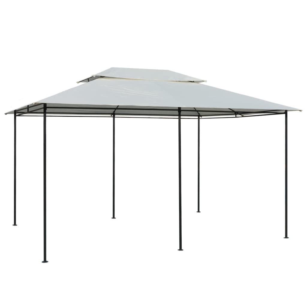 Dārza Nojume Ar Aizkariem, 4X3 M, Balta